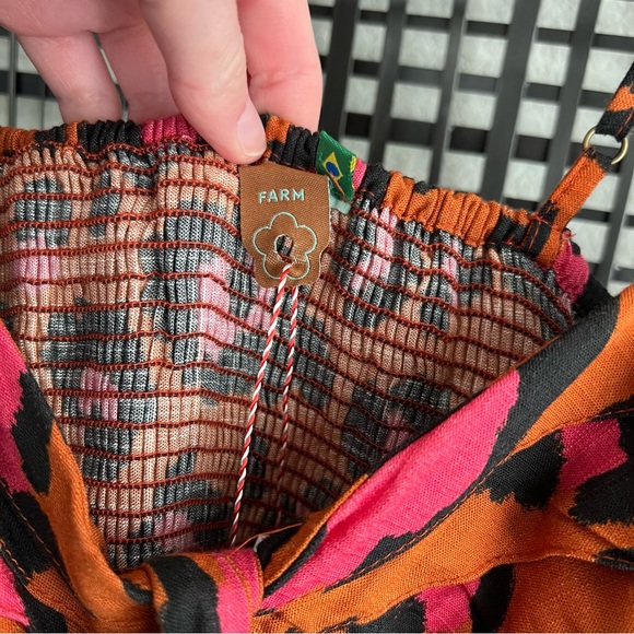 Farm Rio macaquinho leopard pop romper Brazil - Picture 5 of 10